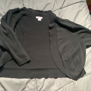 BLACK COTTON JACKET XHILARATION